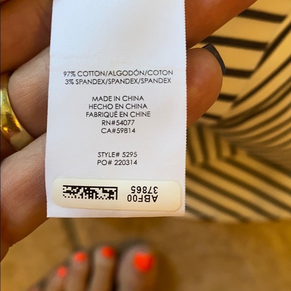 Cabi striped bell sleeve blazer - Picture 14 of 14